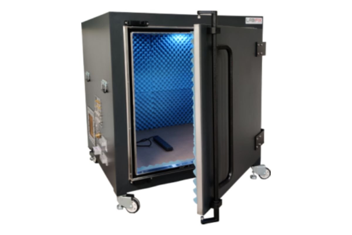 Standalone RF Shielded Enclosure Front View - LabiFix